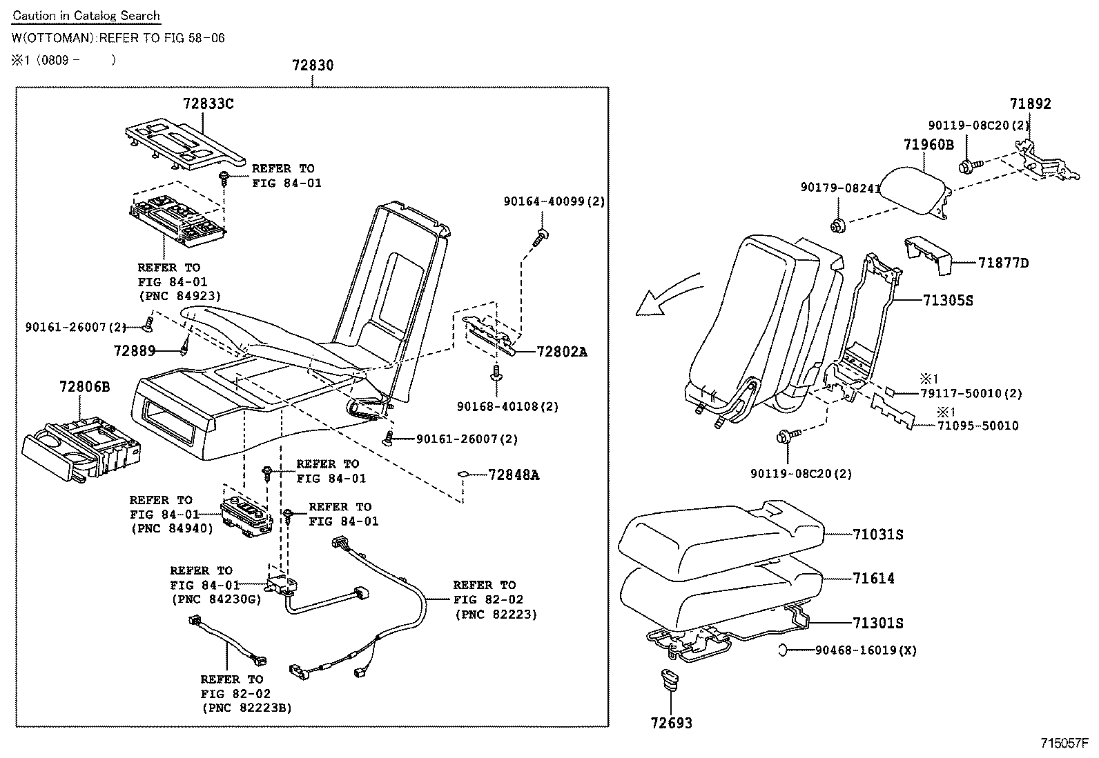  LS600H 600HL |  REAR SEAT SEAT TRACK