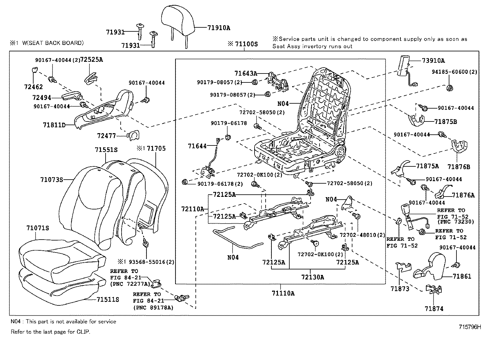  RAV4 |  SEAT SEAT TRACK