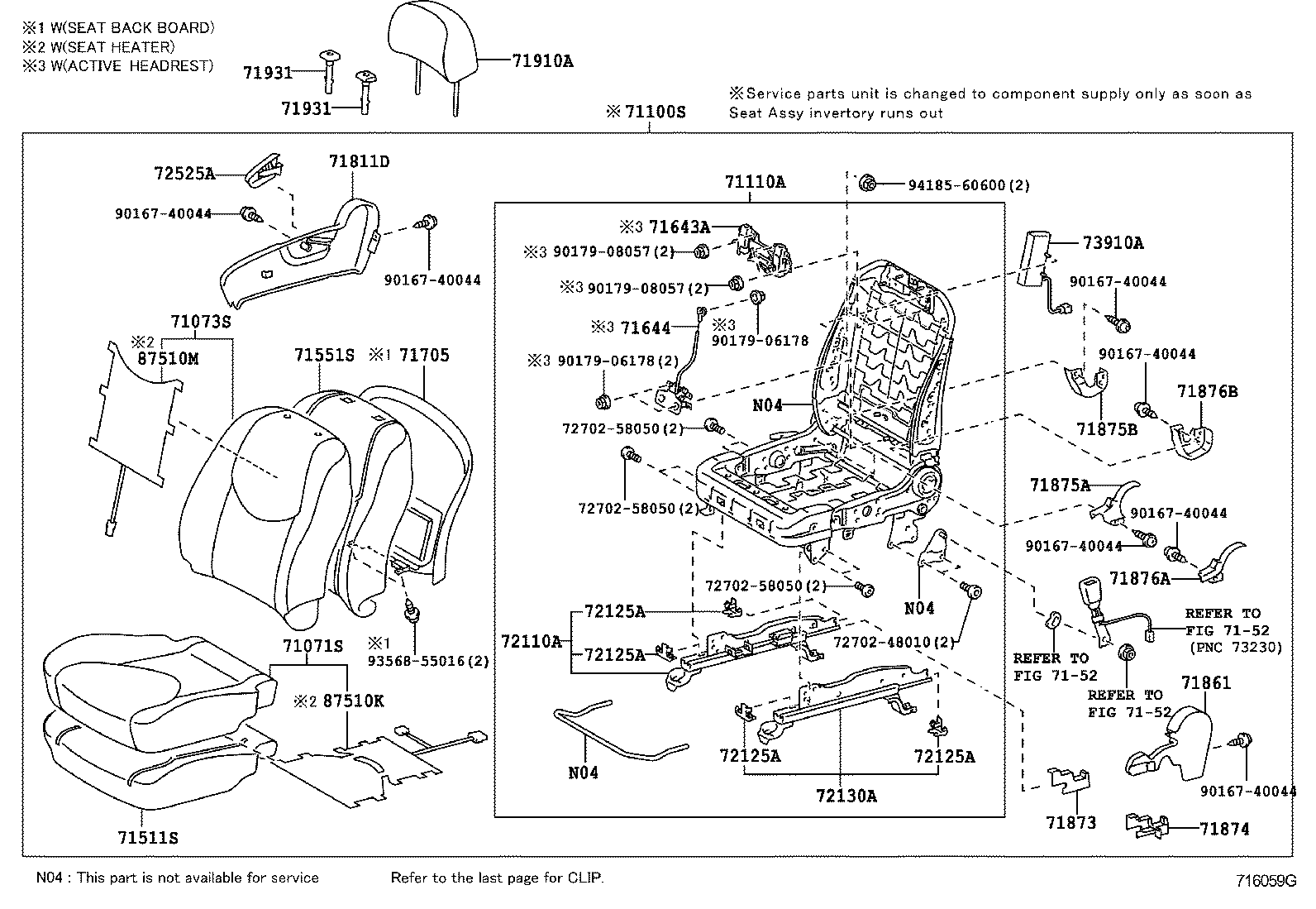  RAV4 |  SEAT SEAT TRACK