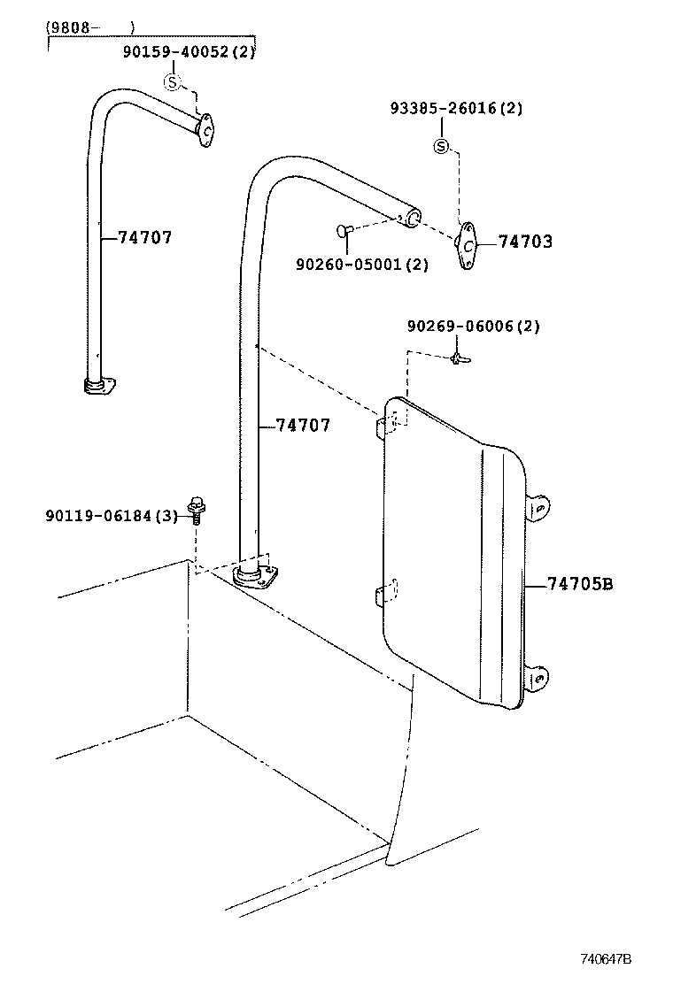  COASTER |  PROTECTOR PIPE ROLL BAR HANDRAIL