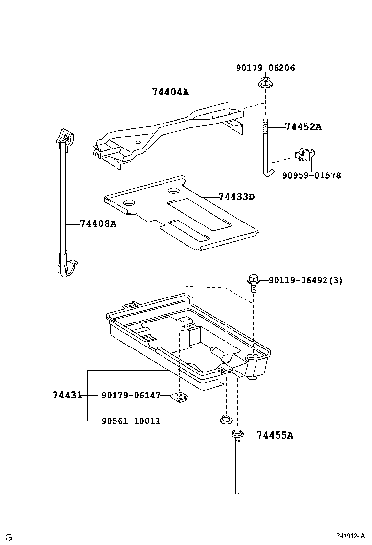  IS250 300 |  BATTERY CARRIER