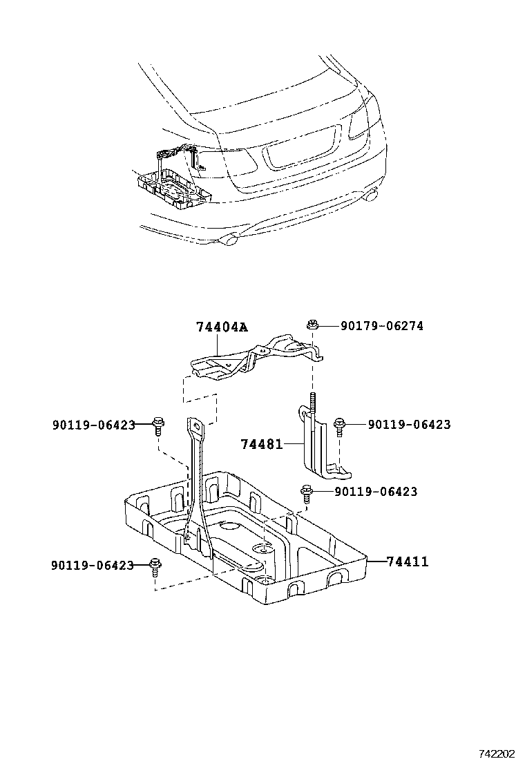  LS600H 600HL |  BATTERY CARRIER