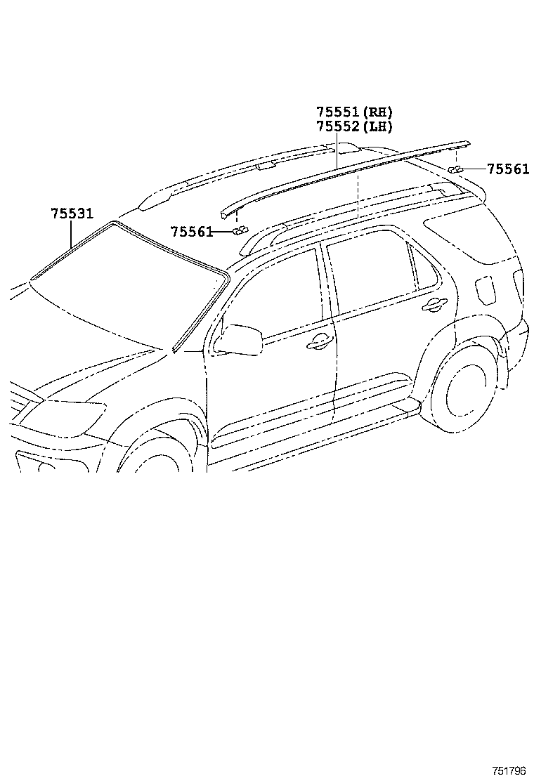  FORTUNER |  MOULDING