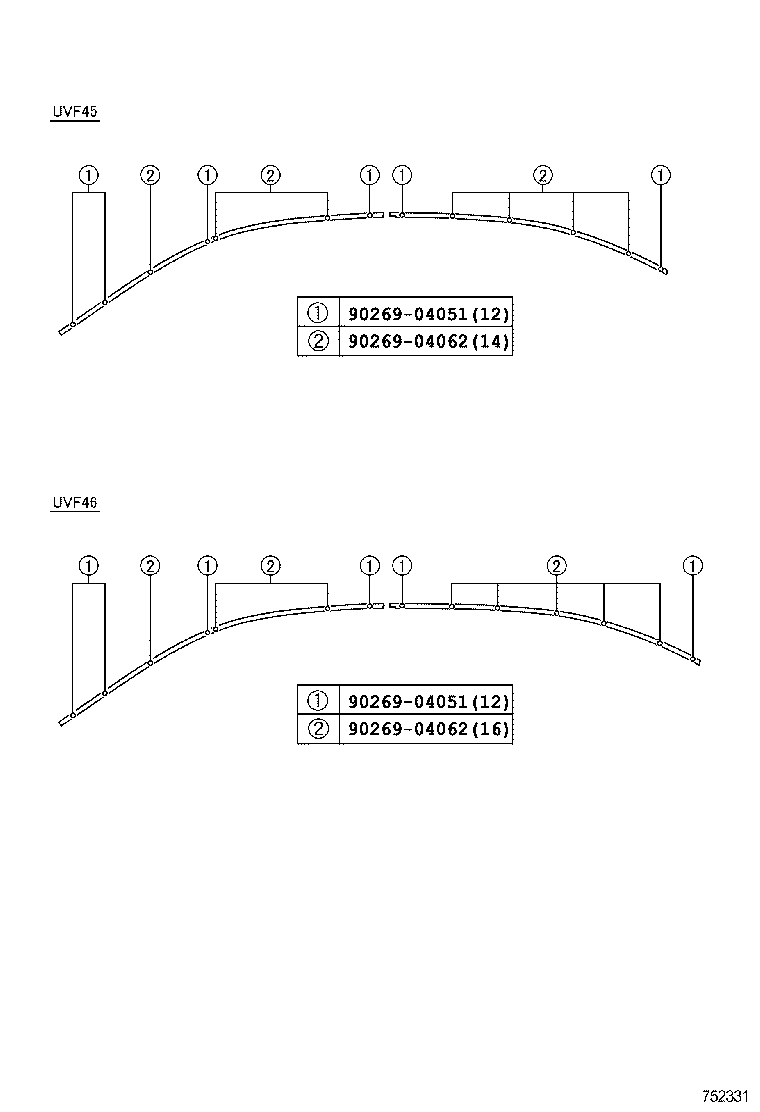  LS600H 600HL |  SIDE MOULDING