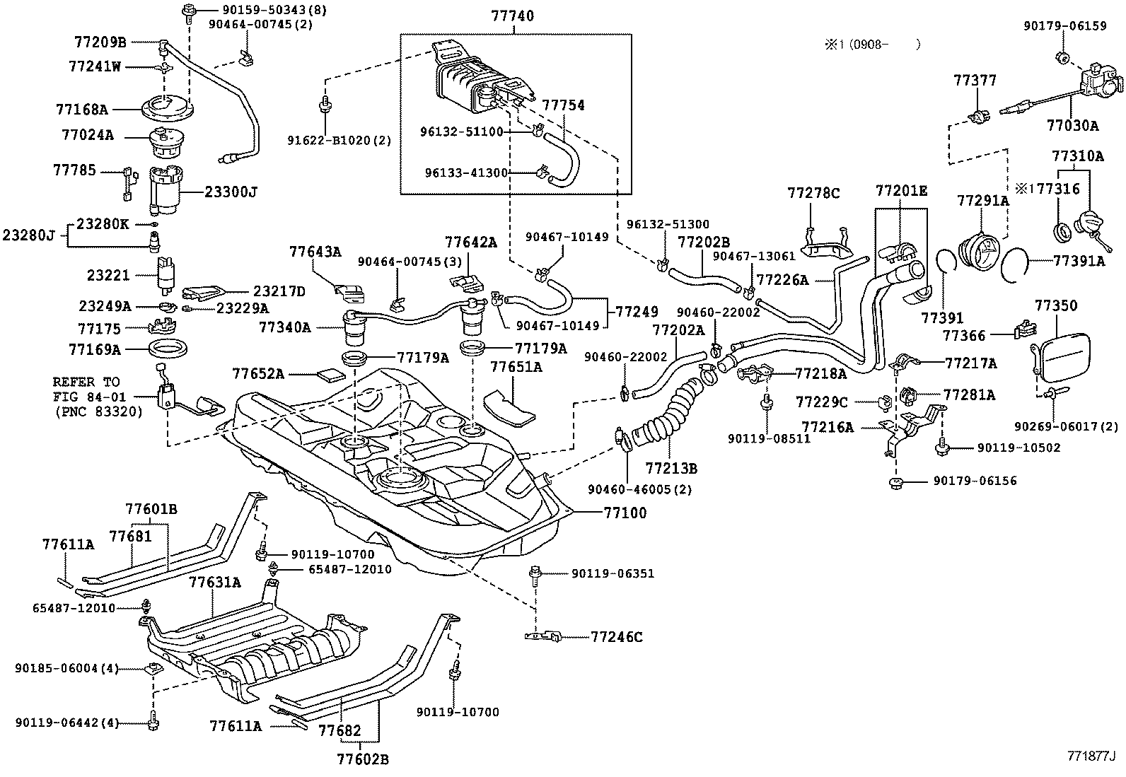  ES240 350 |  FUEL TANK TUBE