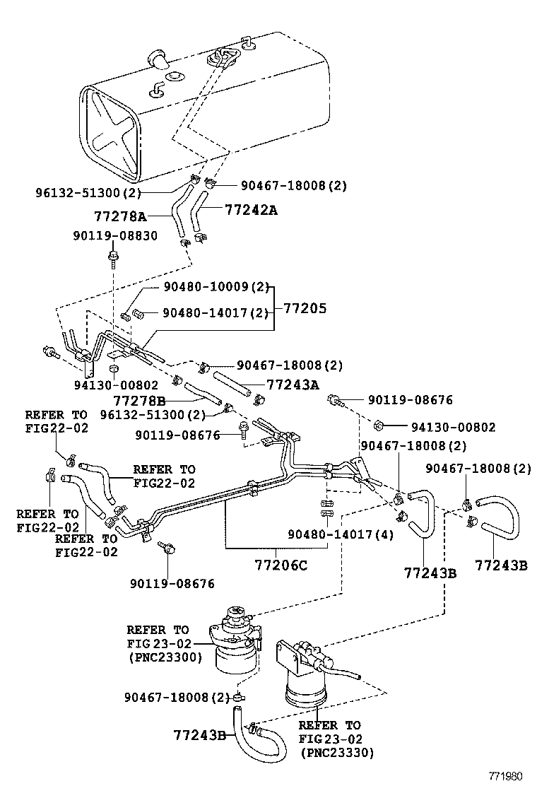  DYNA |  FUEL TANK TUBE