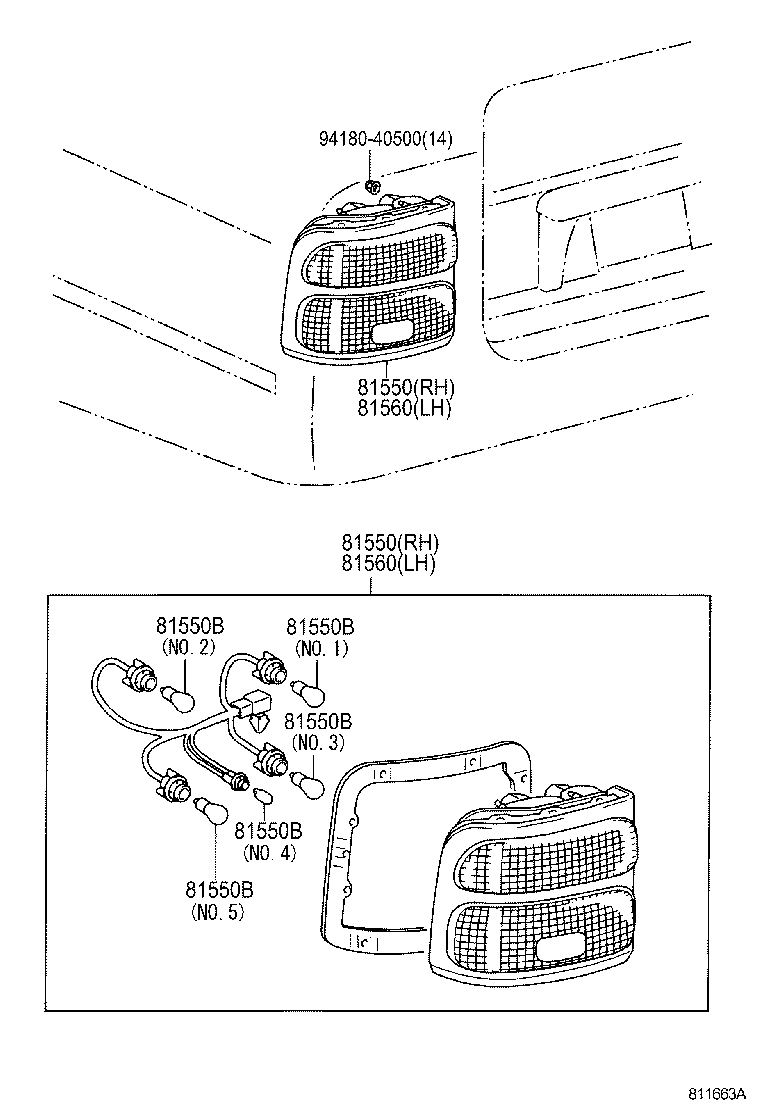  COASTER CHINA |  REAR COMBINATION LAMP