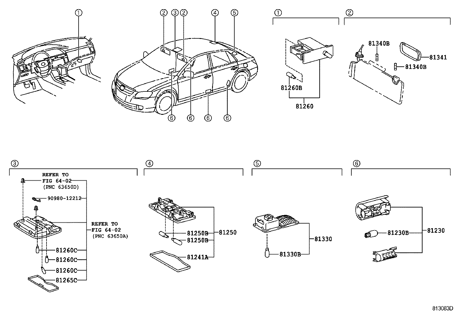  AVALON |  INTERIOR LAMP