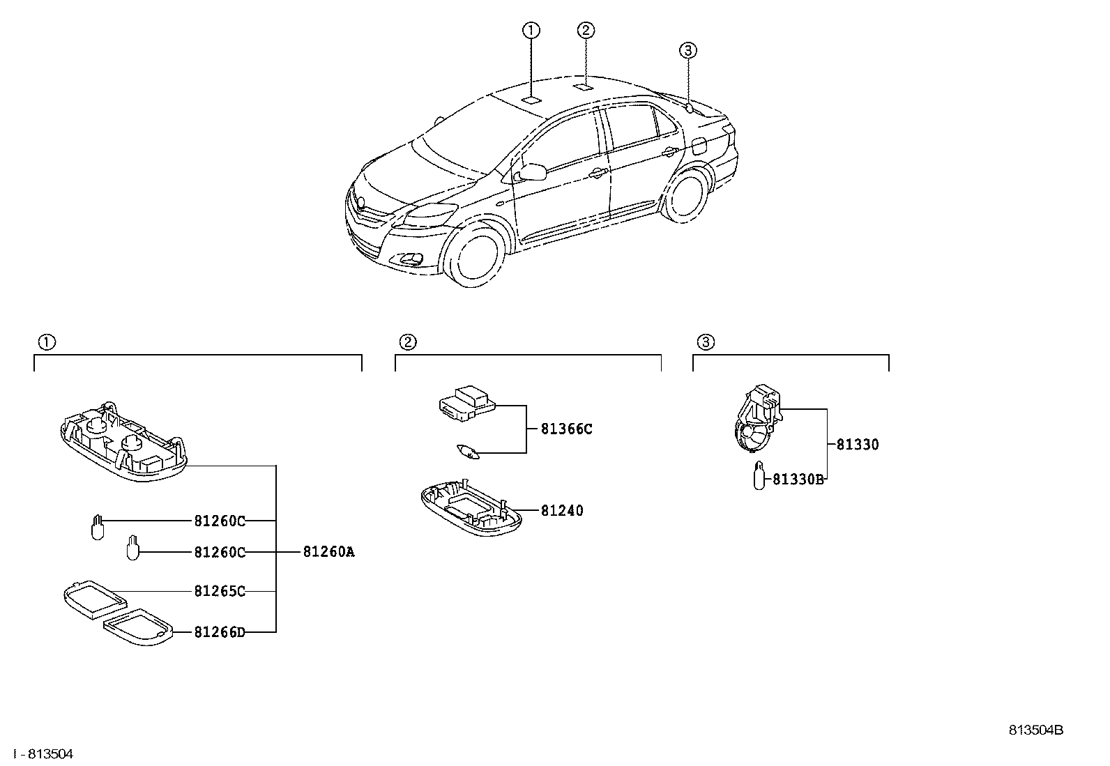  YARIS |  INTERIOR LAMP