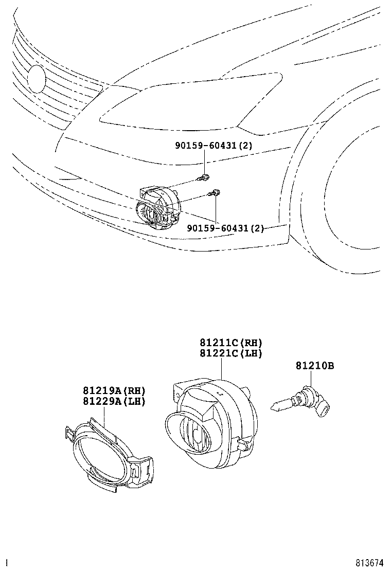  ES240 350 |  FOG LAMP