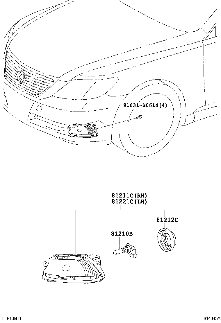  LS460 460L |  FOG LAMP