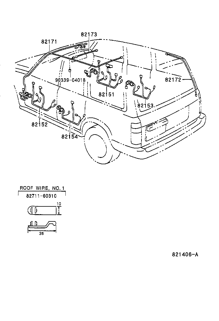  LAND CRUISER 80 |  WIRING CLAMP