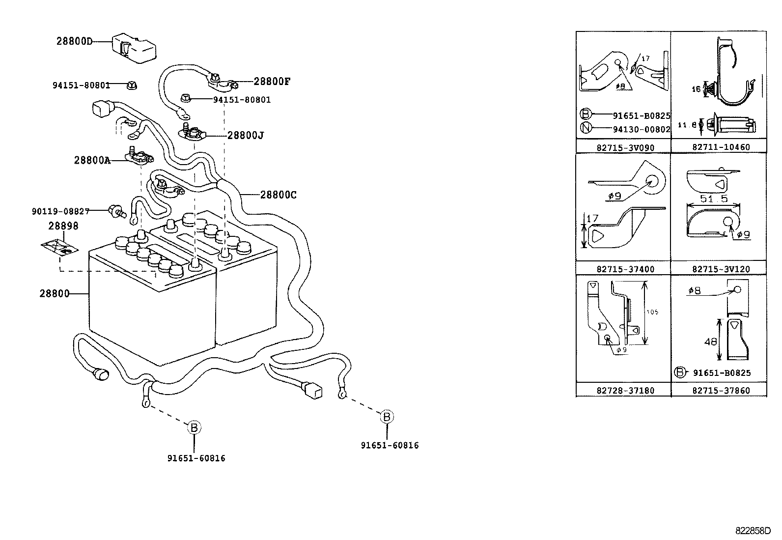  DYNA |  BATTERY BATTERY CABLE