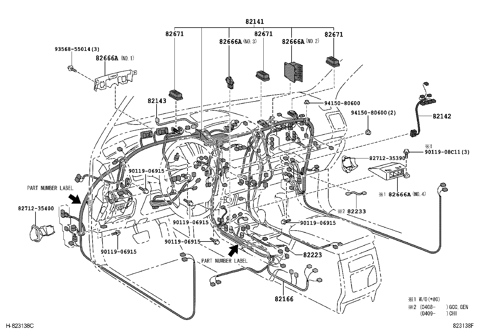  LAND CRUISER PRADO |  WIRING CLAMP