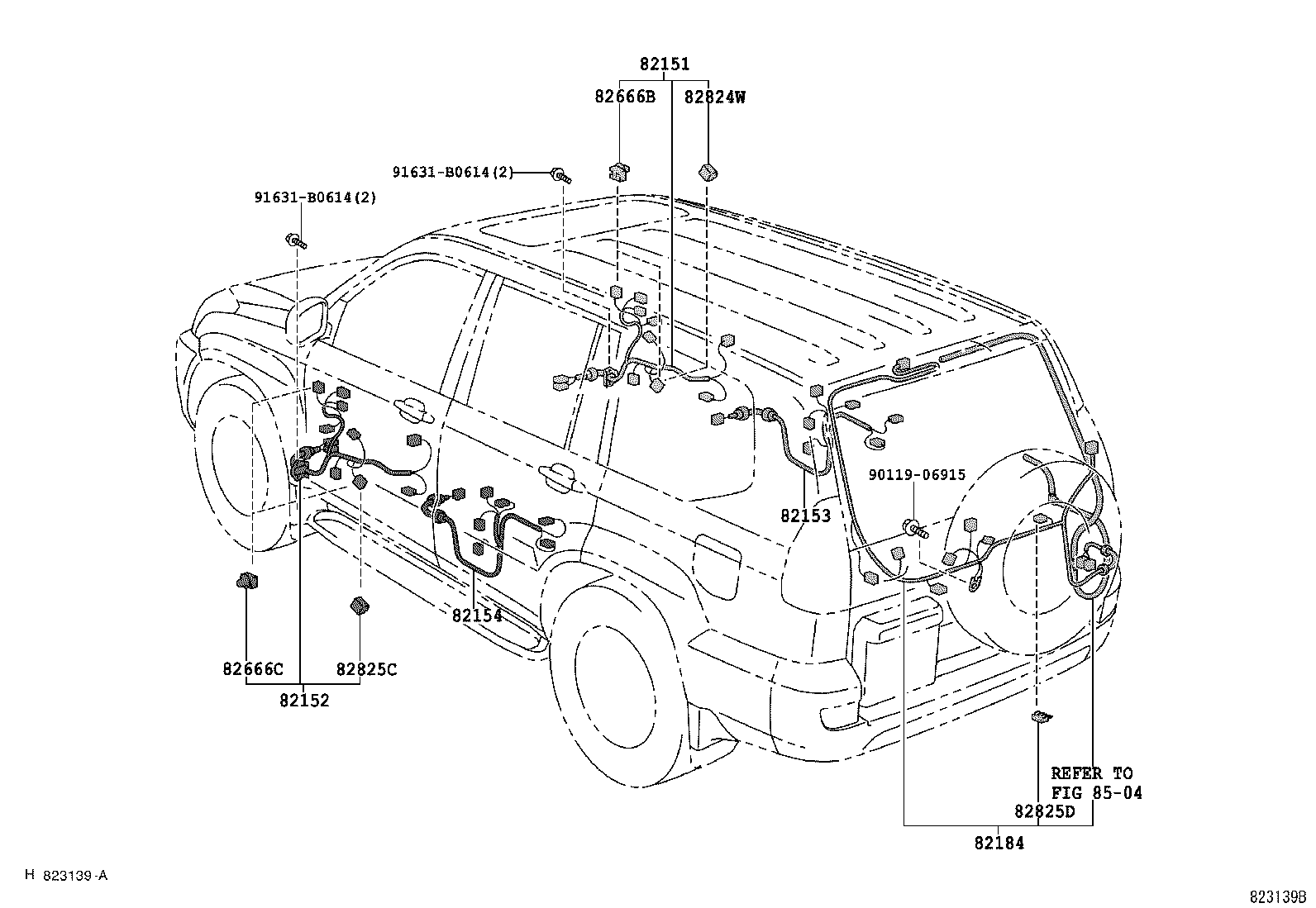  LAND CRUISER PRADO |  WIRING CLAMP