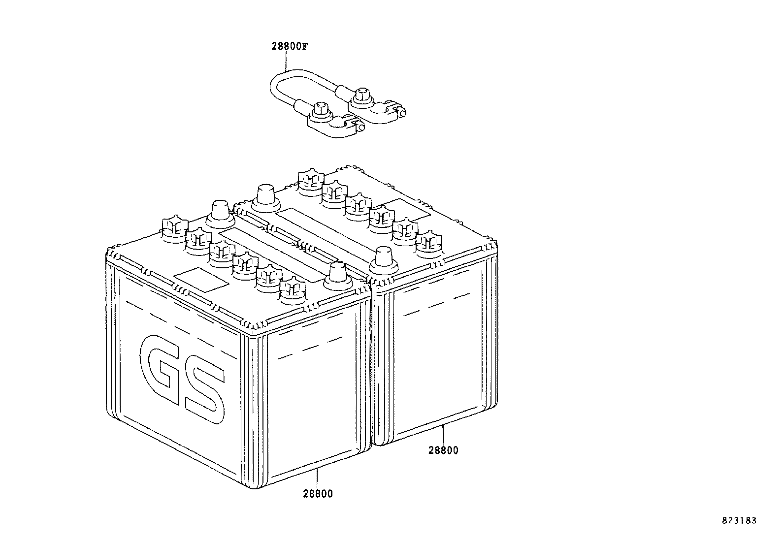  DYNA |  BATTERY BATTERY CABLE