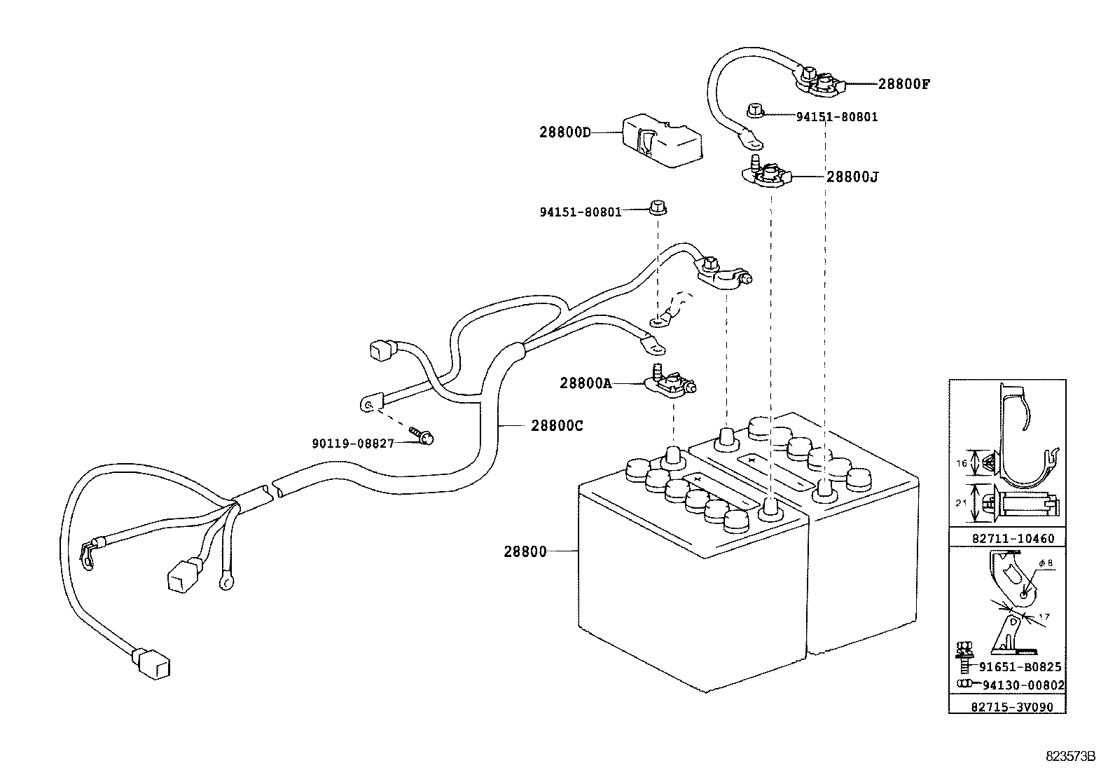  DYNA |  BATTERY BATTERY CABLE