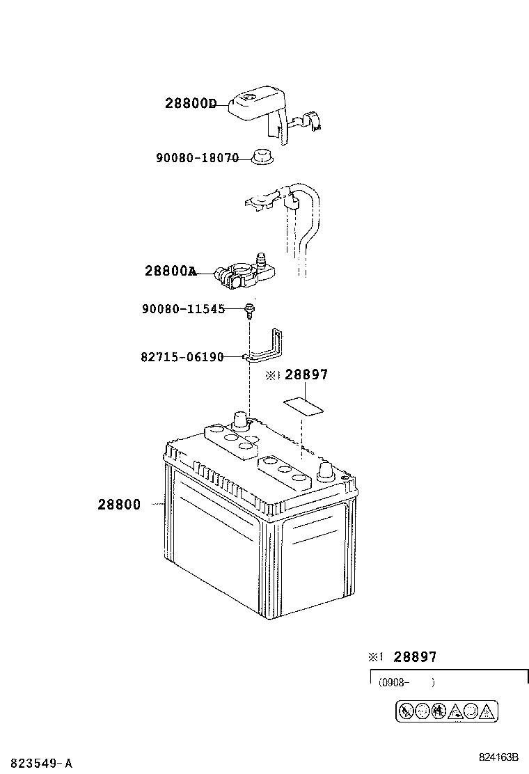  AVALON |  BATTERY BATTERY CABLE