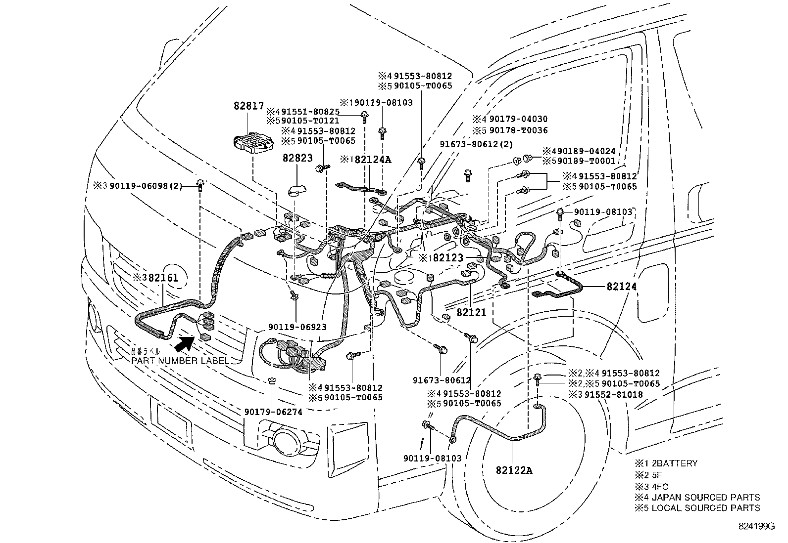  HIACE |  WIRING CLAMP