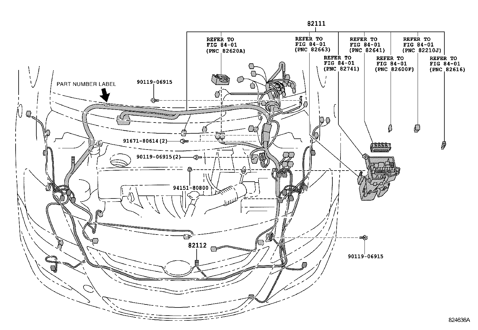  YARIS |  WIRING CLAMP