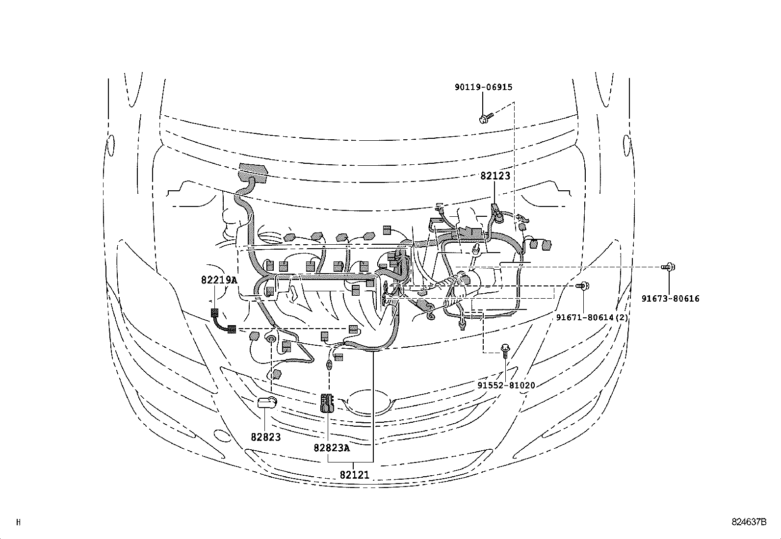  YARIS |  WIRING CLAMP