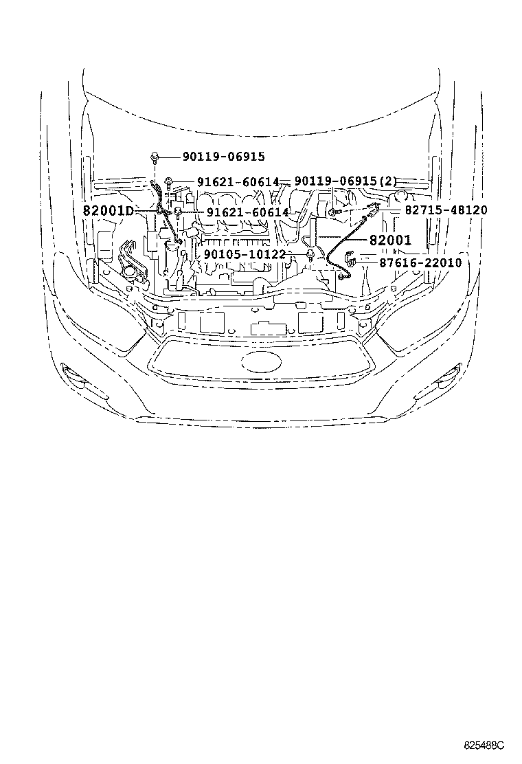  HIGHLANDER KLUGER |  WIRING CLAMP