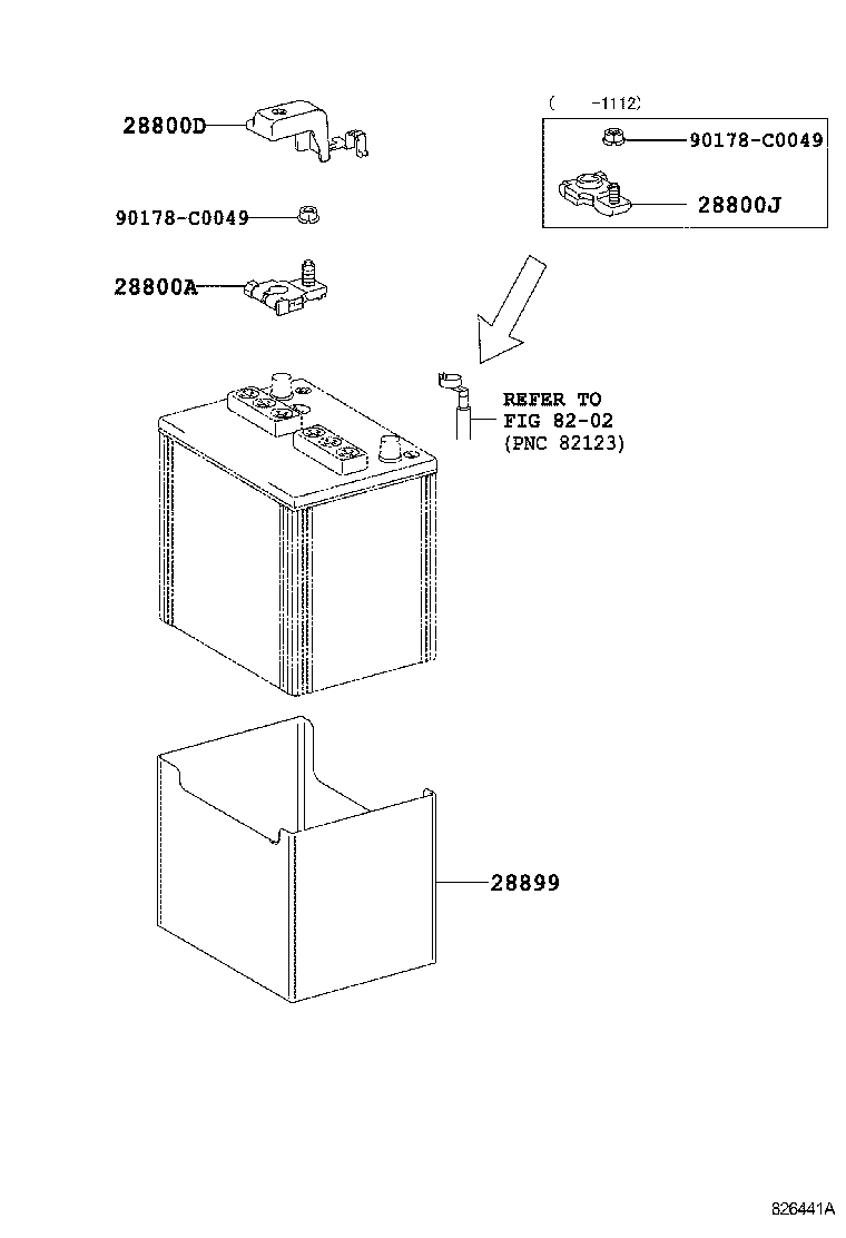  RAV4 CHINA |  BATTERY BATTERY CABLE