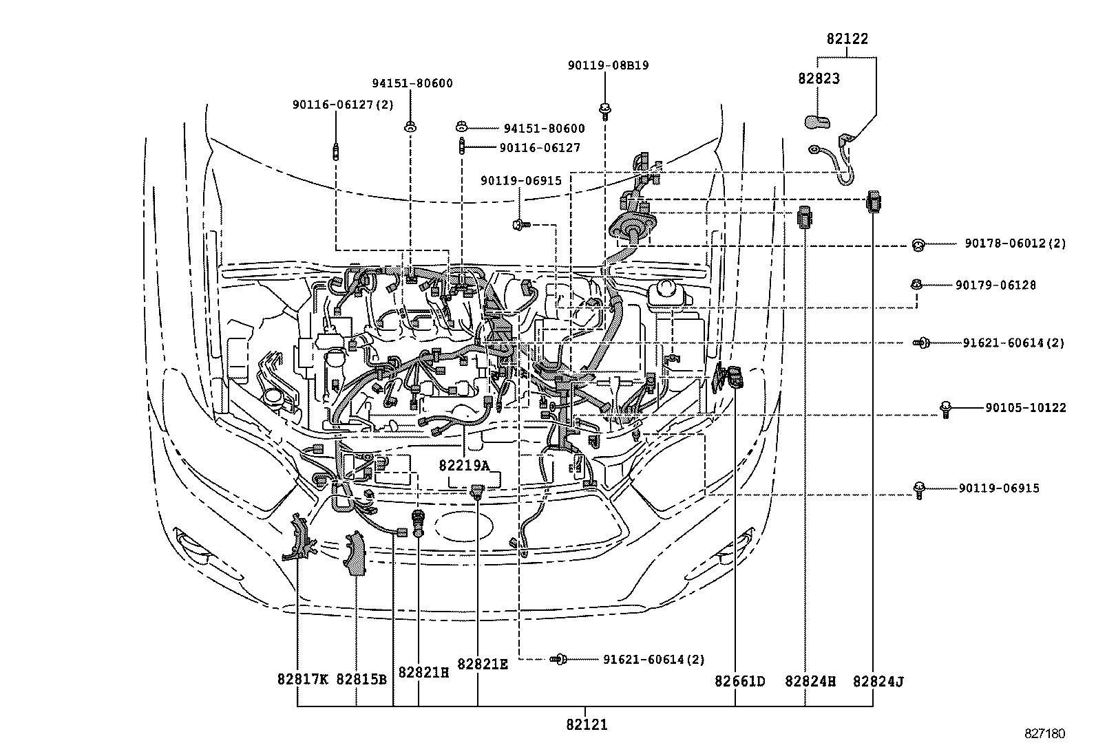  HIGHLANDER KLUGER |  WIRING CLAMP