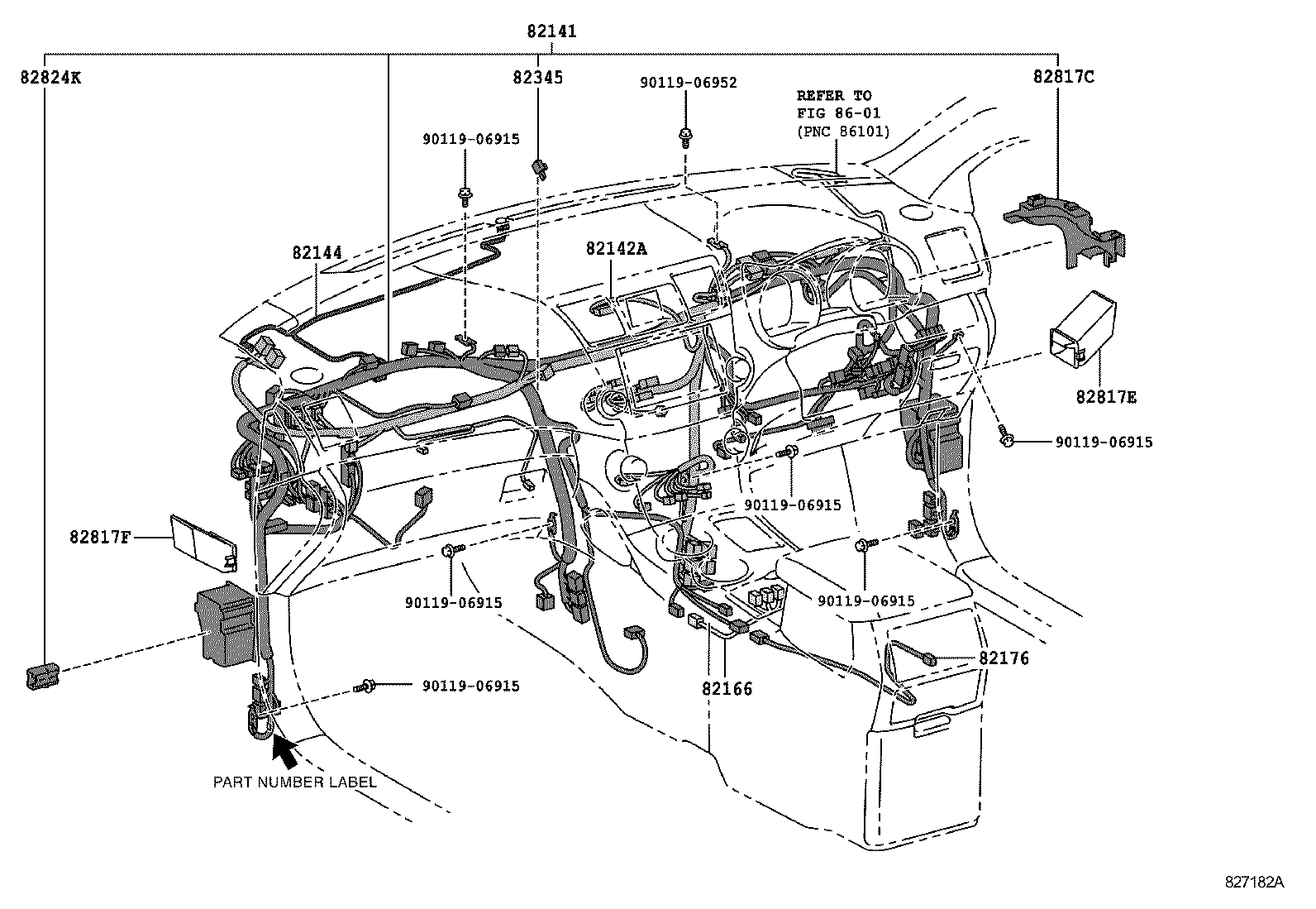  HIGHLANDER KLUGER |  WIRING CLAMP