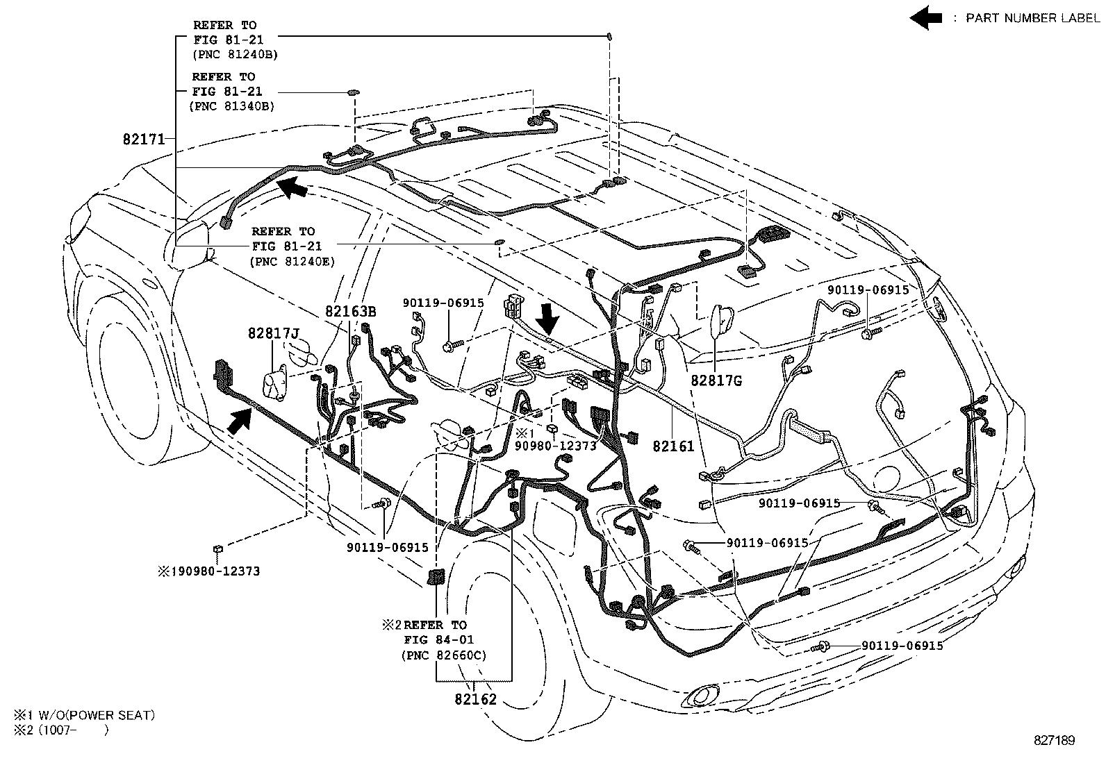  HIGHLANDER KLUGER |  WIRING CLAMP