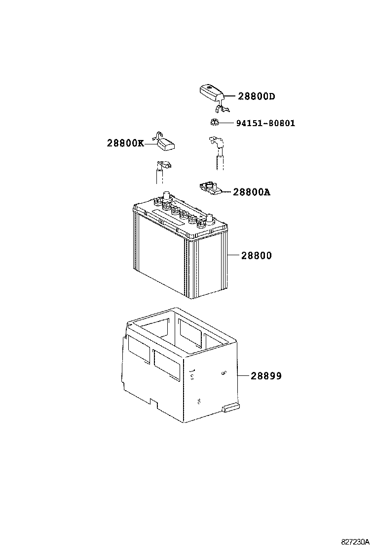  IS F |  BATTERY BATTERY CABLE