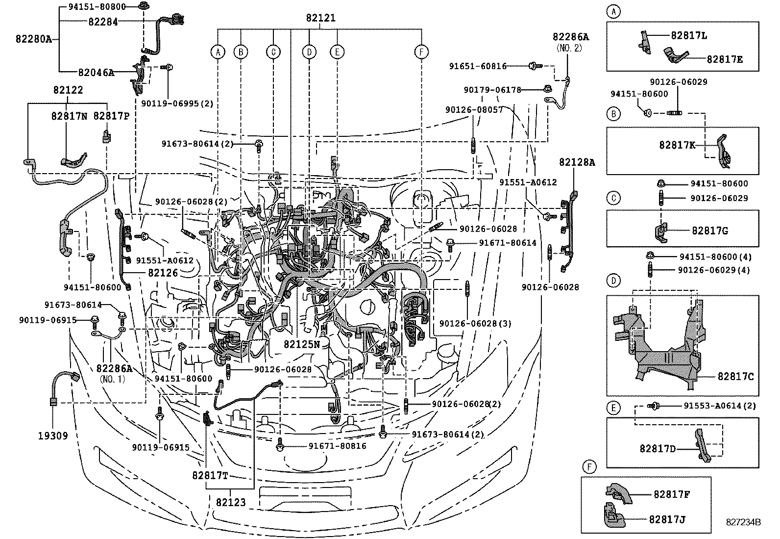  IS F |  WIRING CLAMP