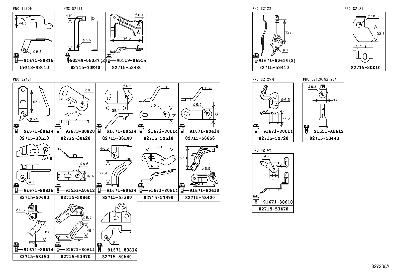  IS F |  WIRING CLAMP