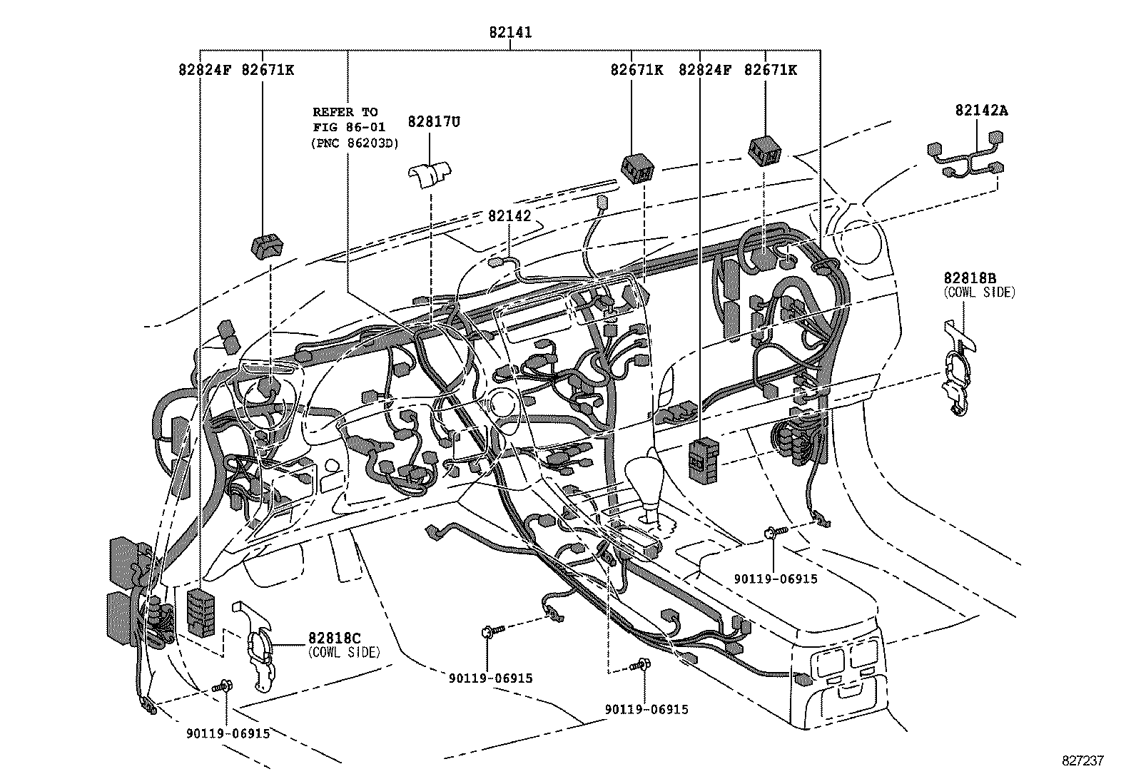  IS F |  WIRING CLAMP