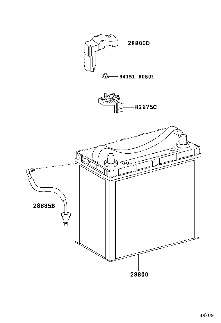  PRIUS PLUG IN HBD |  BATTERY BATTERY CABLE