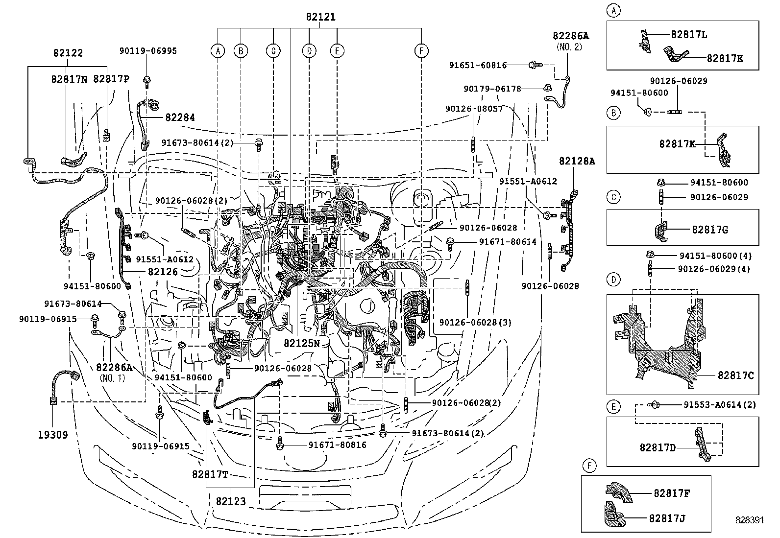  IS F |  WIRING CLAMP