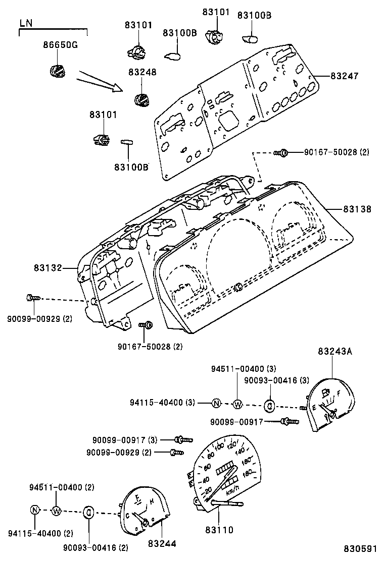  HILUX 4RUNNER |  METER