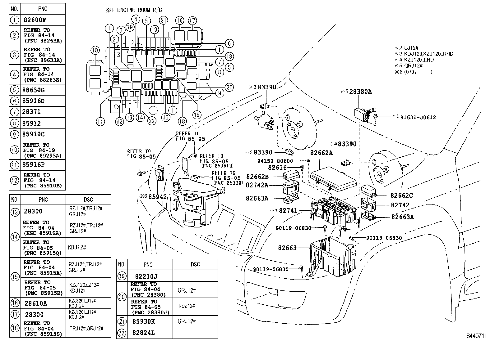  LAND CRUISER PRADO |  SWITCH RELAY COMPUTER