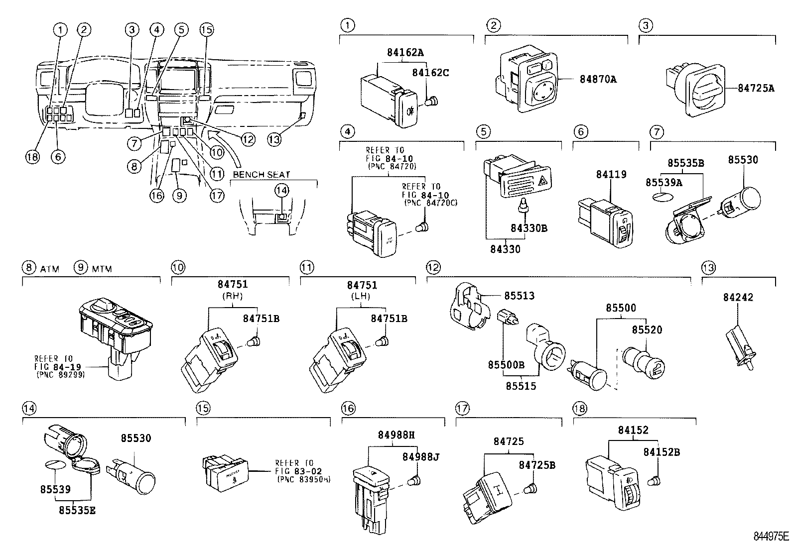  LAND CRUISER PRADO |  SWITCH RELAY COMPUTER