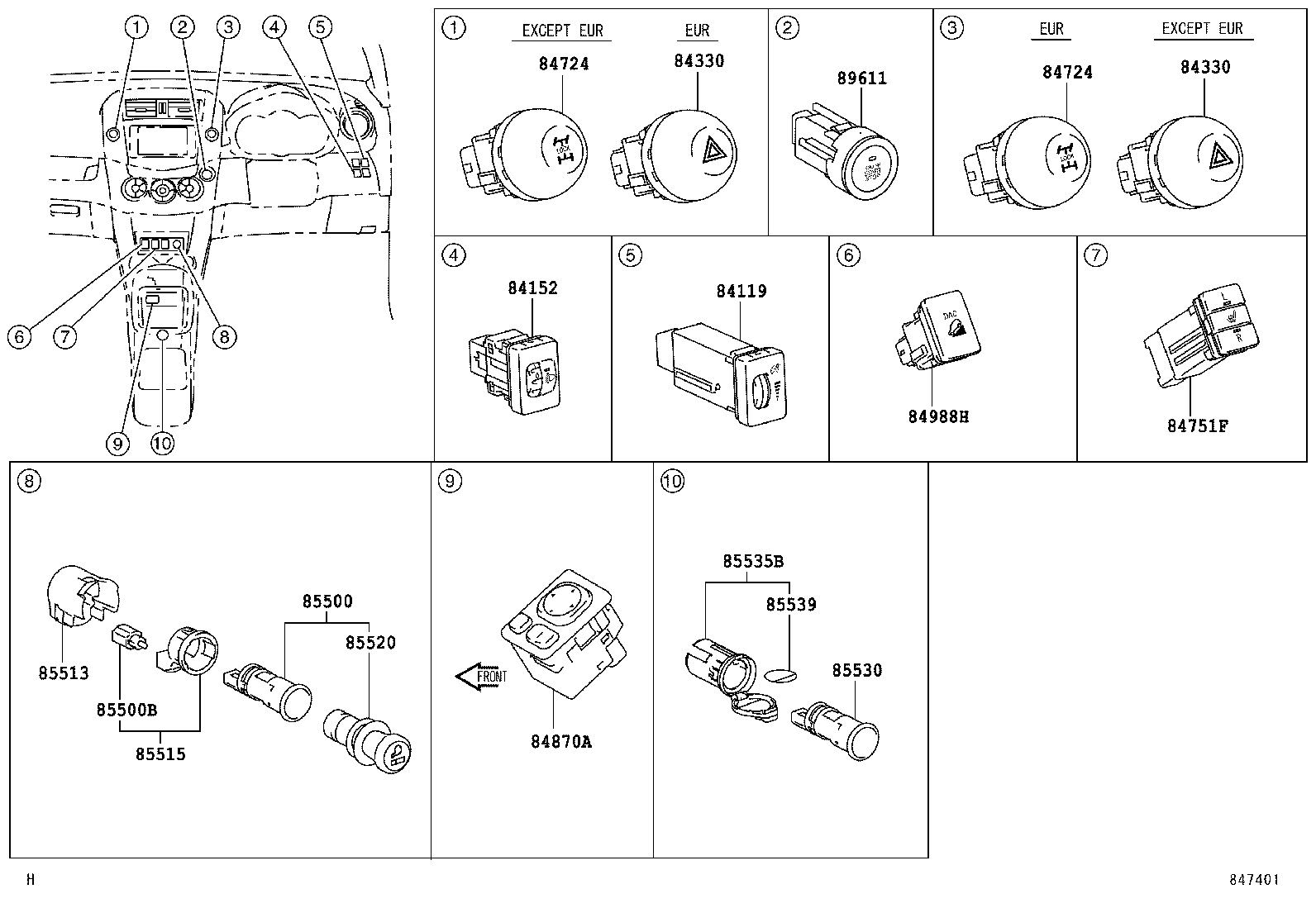  RAV4 |  SWITCH RELAY COMPUTER