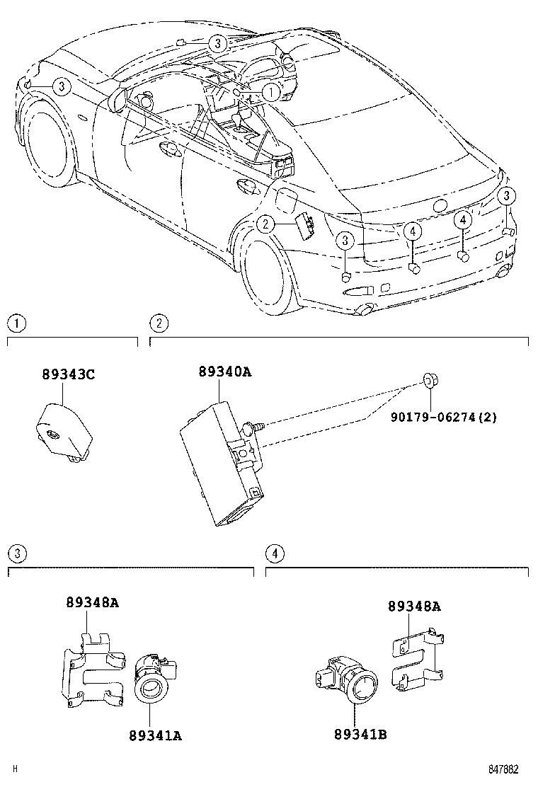  IS250 300 |  CLEARANCE BACK SONAR