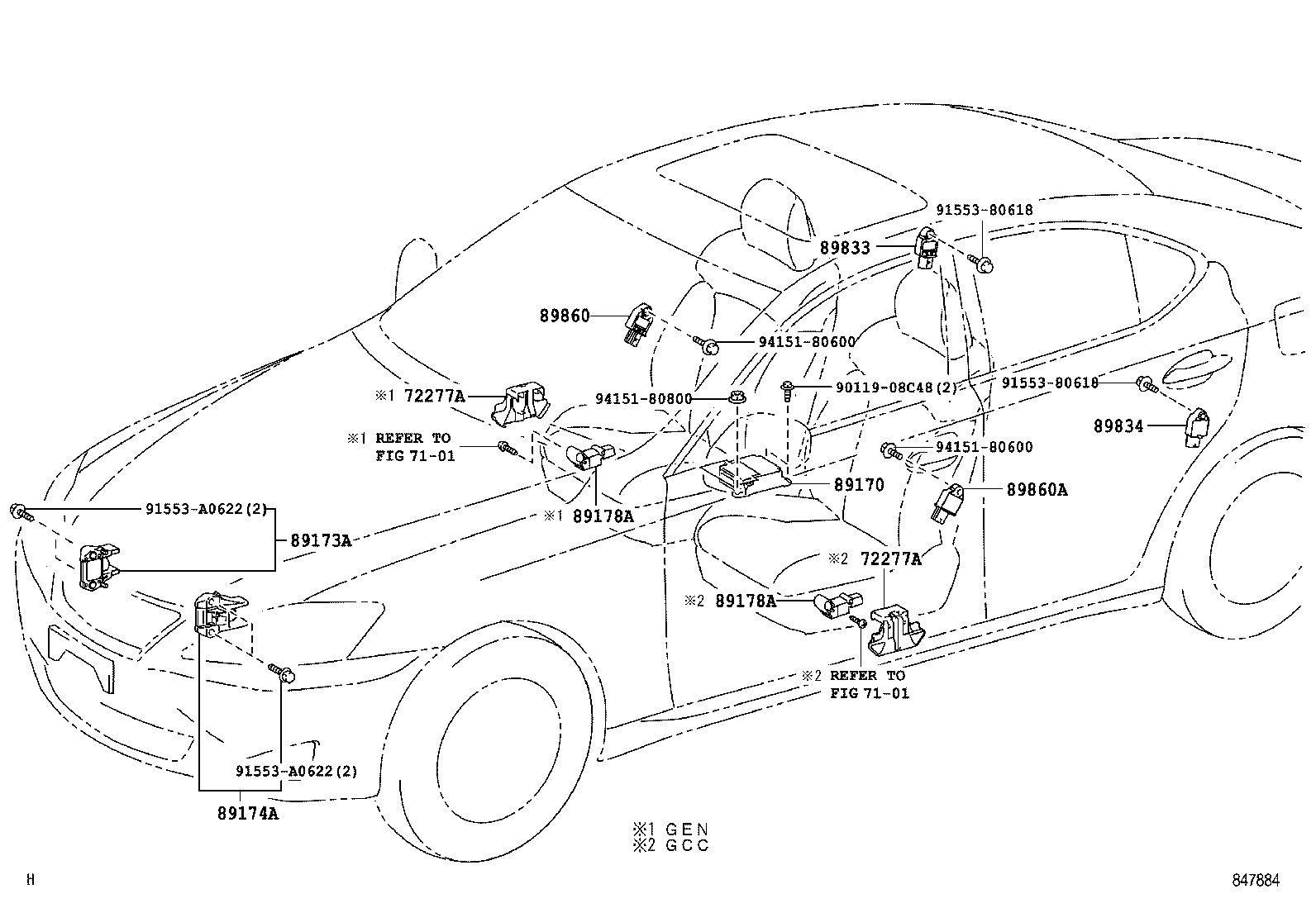  IS250 300 |  AIR BAG