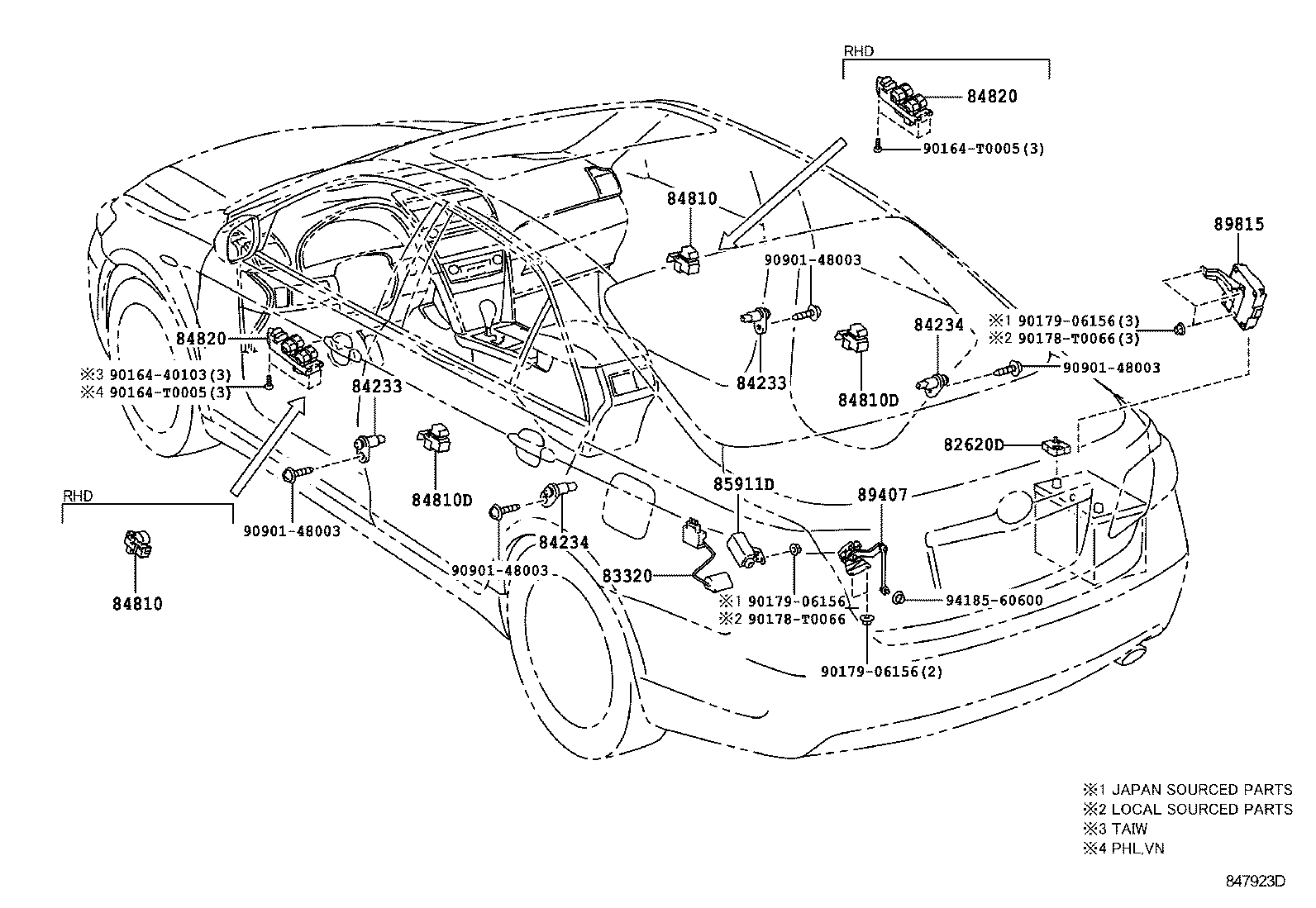  CAMRY HYBRID ASIA |  SWITCH RELAY COMPUTER