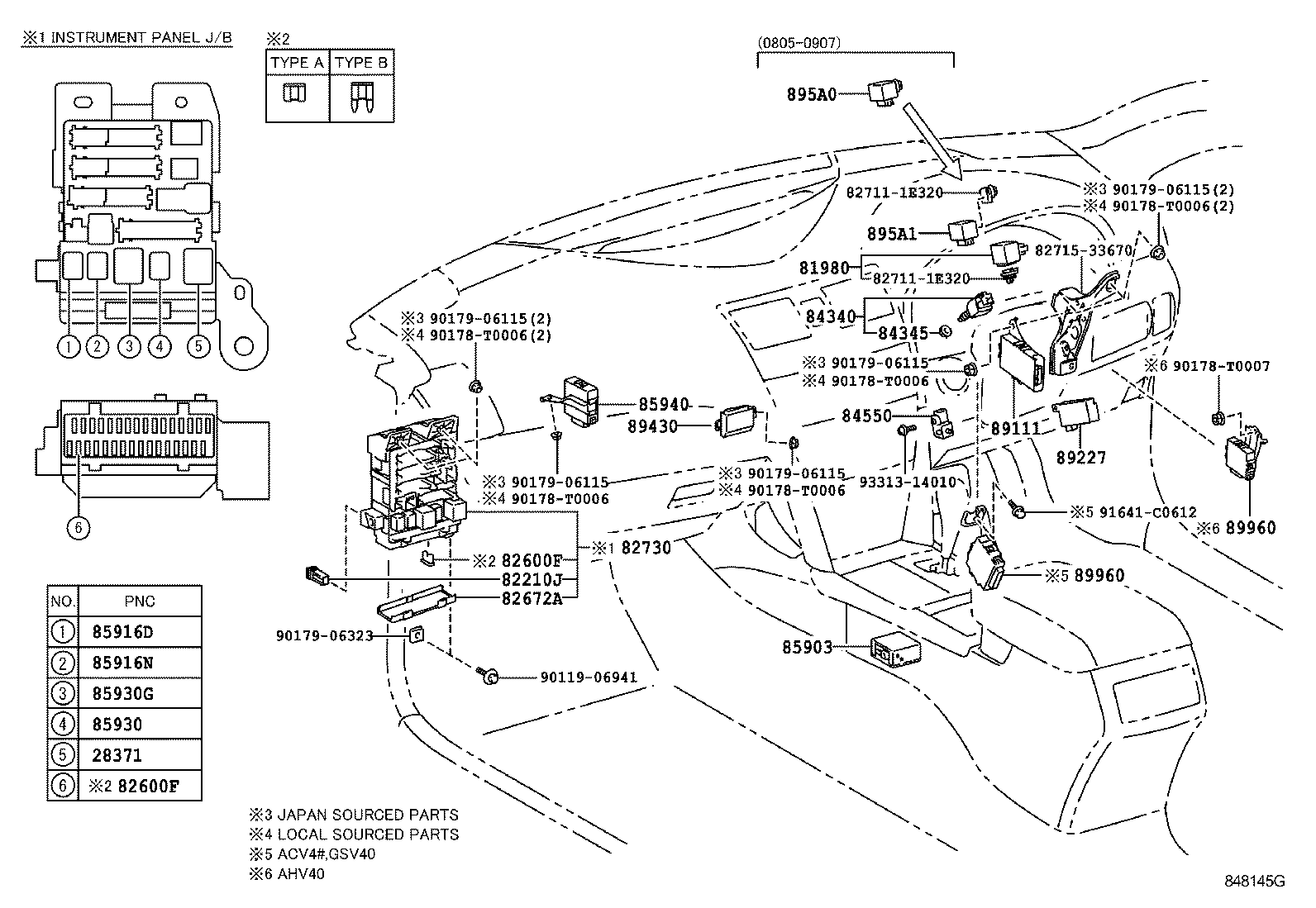  CAMRY HYBRID ASIA |  SWITCH RELAY COMPUTER