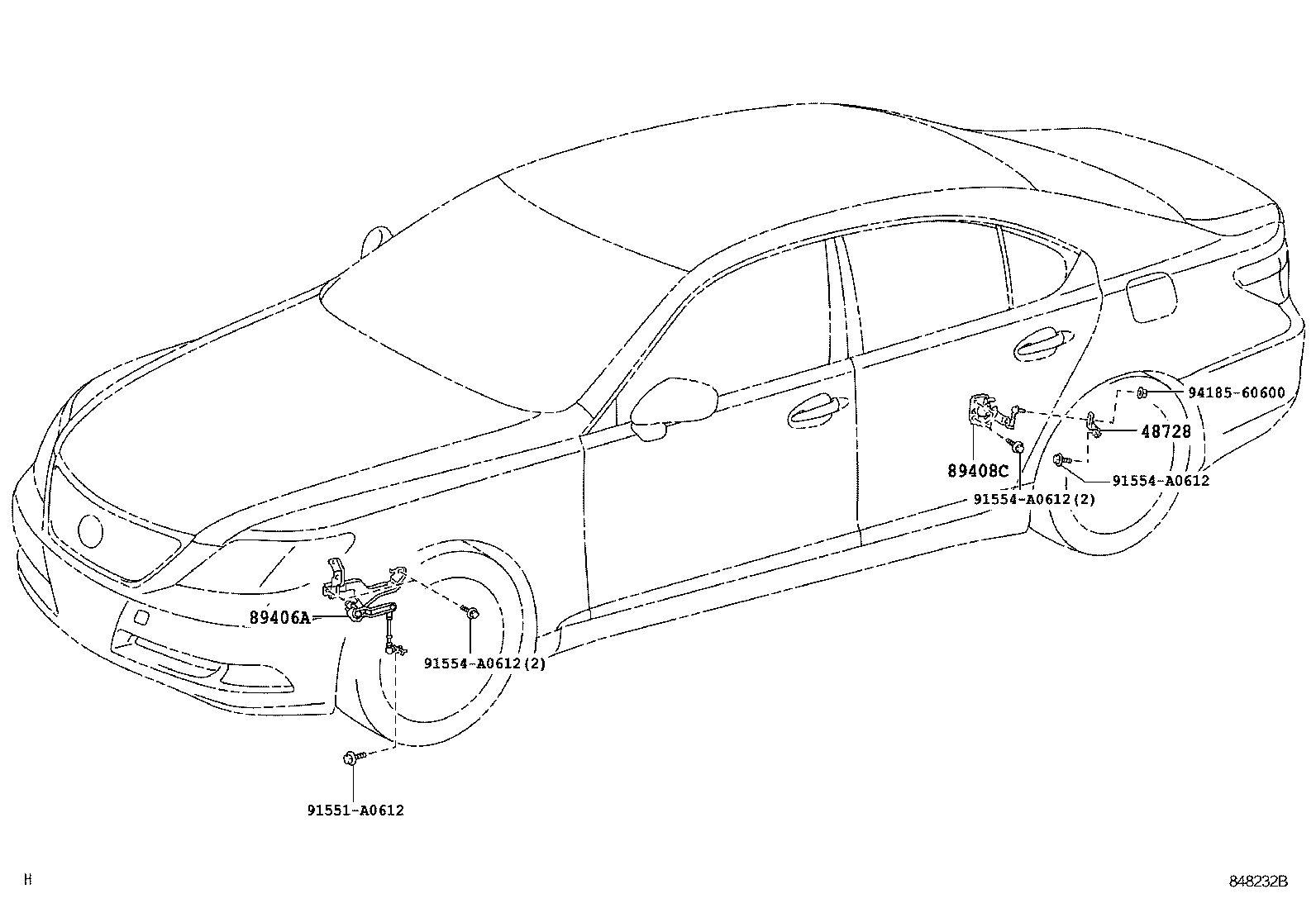  LS460 460L |  ELECTRONIC HEIGHT CONTROL