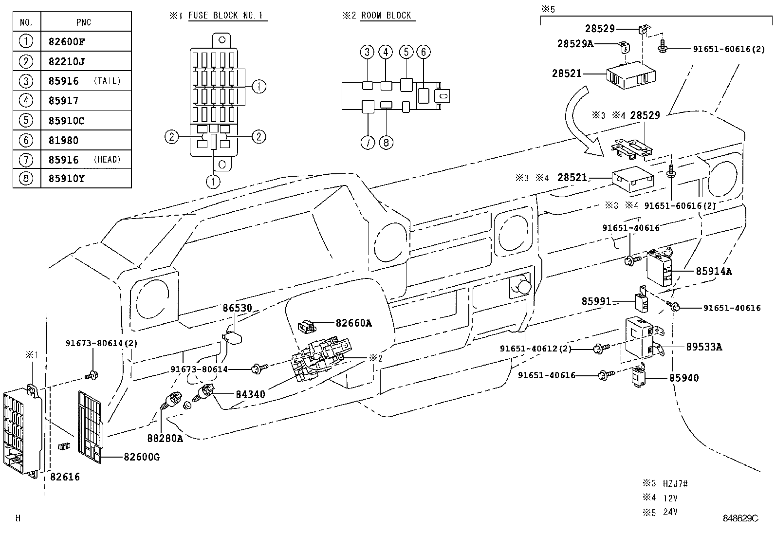  LAND CRUISER 70 |  SWITCH RELAY COMPUTER