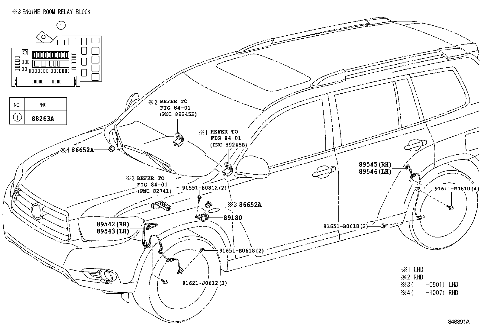  HIGHLANDER KLUGER |  ABS VSC