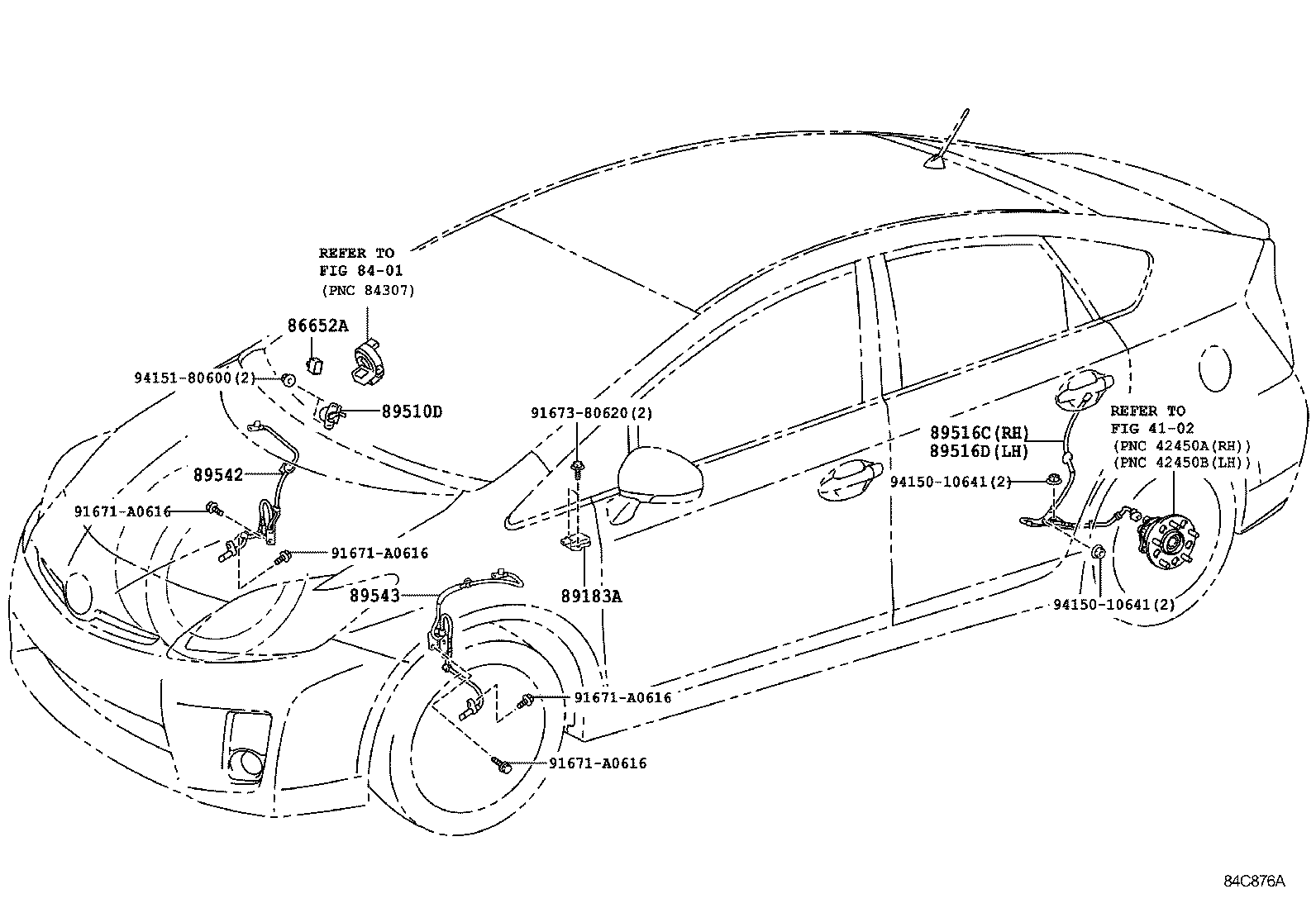  PRIUS PLUG IN HBD |  ABS VSC