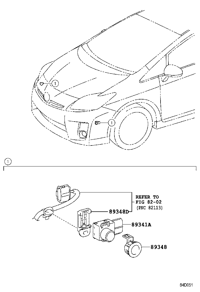  PRIUS PLUG IN HBD |  CLEARANCE BACK SONAR