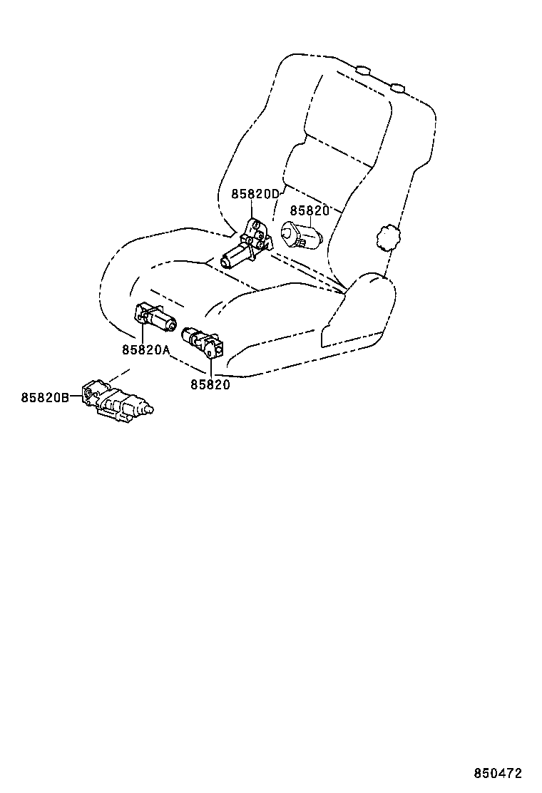  LAND CRUISER 80 |  SEAT MOTOR SEAT HEATER